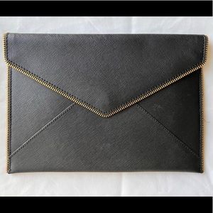 Rebecca Minkoff Black Envelope Clutch